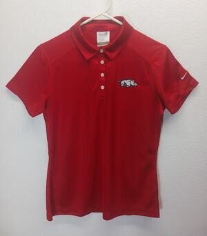NWT Nike Golf Women's Dri-Fit Razorback Short Sleeve Polo l Size: M
